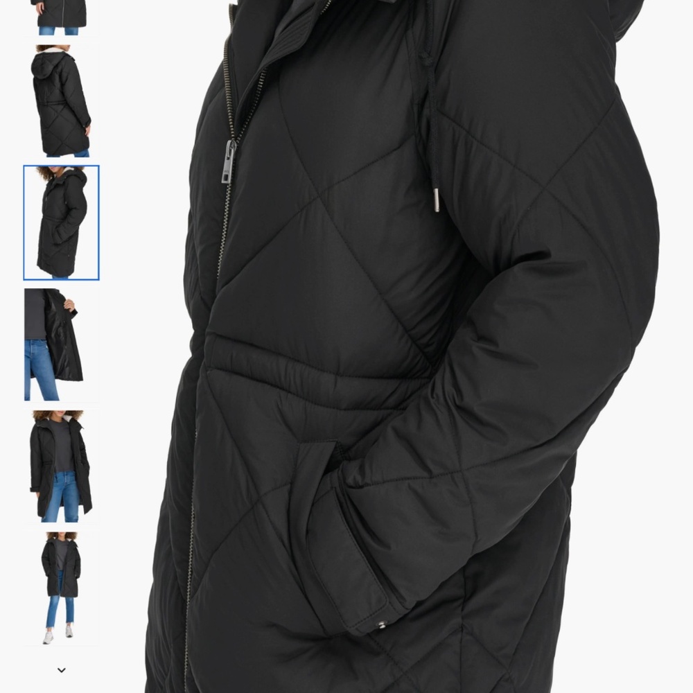 Levi's Diamond Quilted Water Resistant Parka, size L - Picture 14 of 16